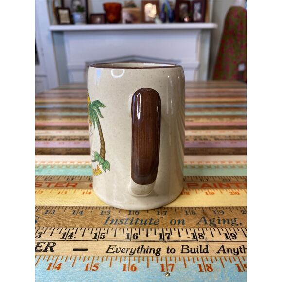 VINTAGE Outer Banks NC Nags Head Ceramic Beer Stein Coffee Mug OBX Hatteras - Picture 2 of 8